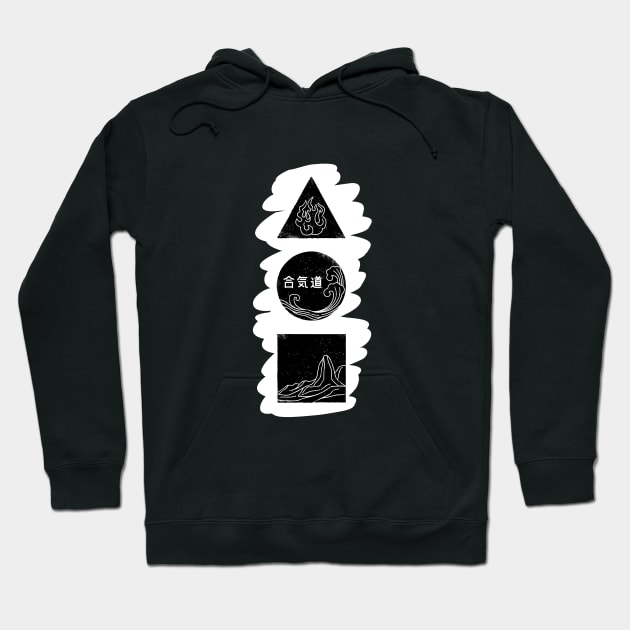 Aikido Symbol Hoodie by DuckyDuck